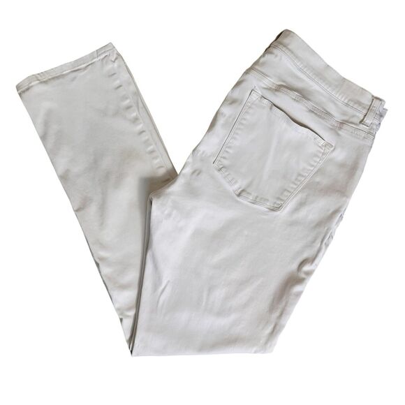 Ralph Lauren Beige Straight Leg Pants Womens 14 Minimalist Office Preppy Chino - Picture 1 of 13